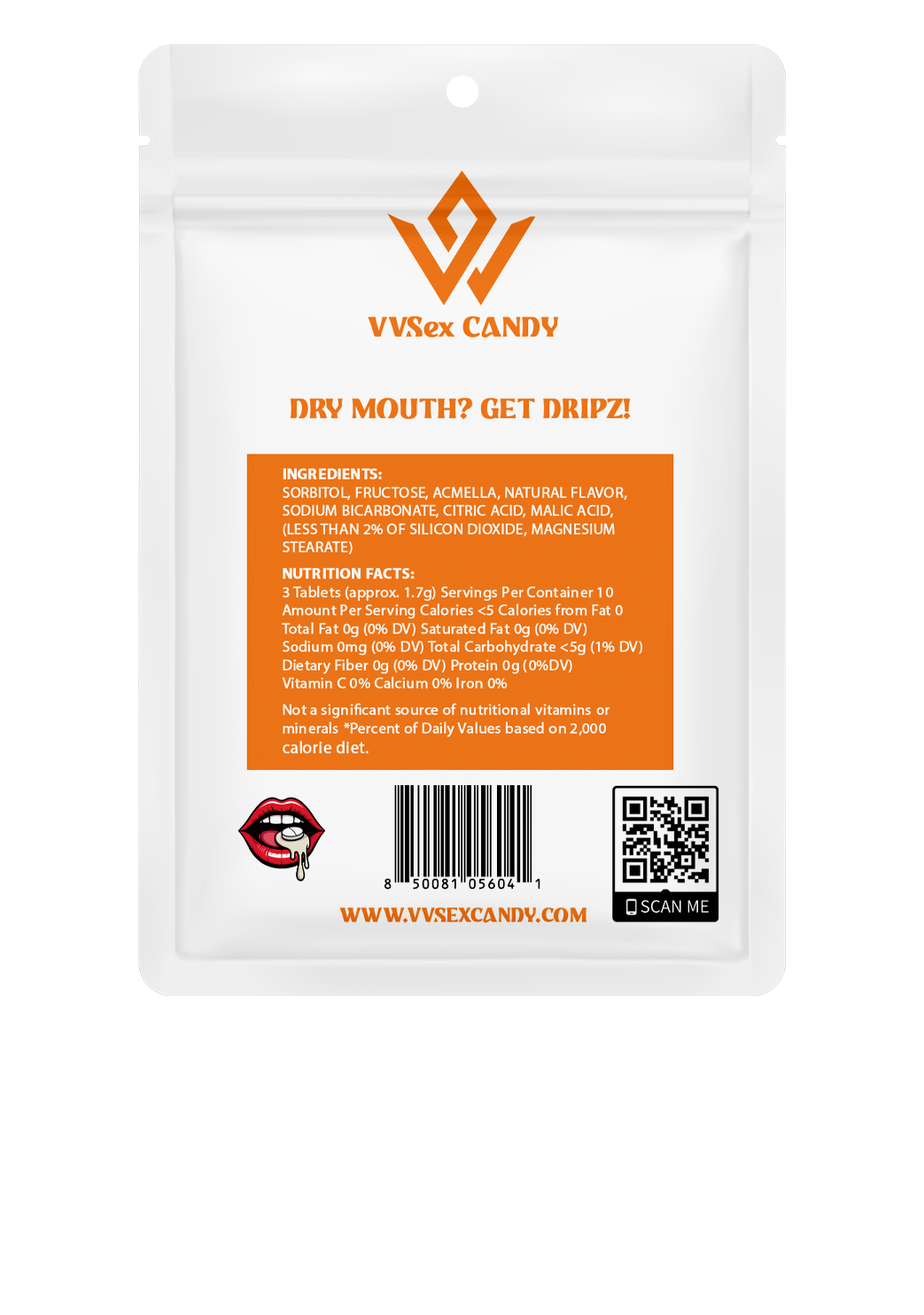 Dripz Mouth Watering Mints - 30 count bag