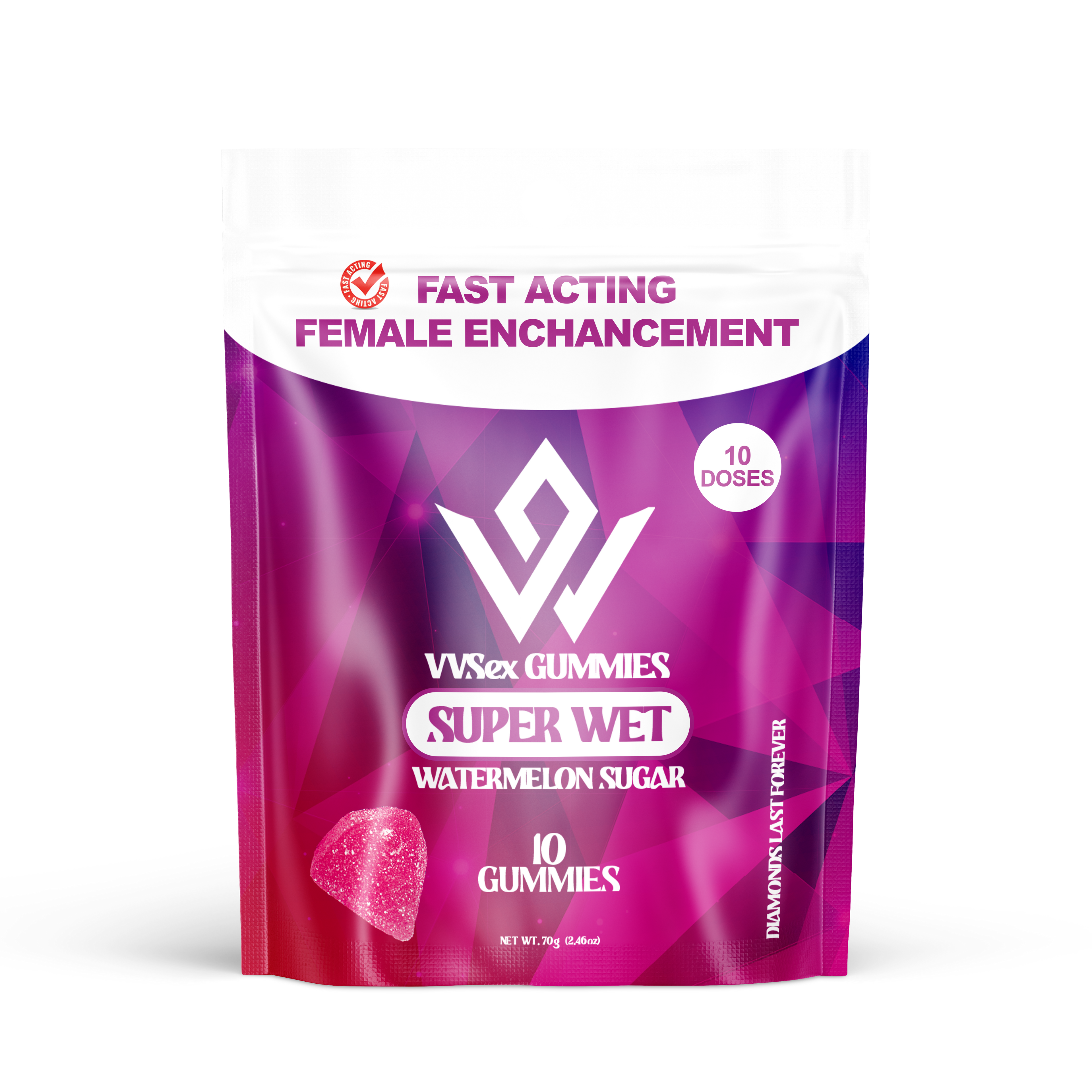 Super Wet VVSex Female Enhancement 10Ct Gummies